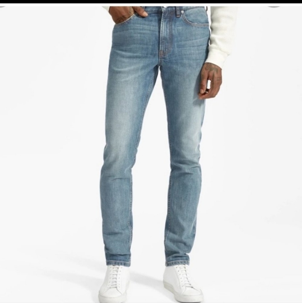 COPY - Everlane The slim jean men straight Leg Blue jeans, stretch size 28× 32